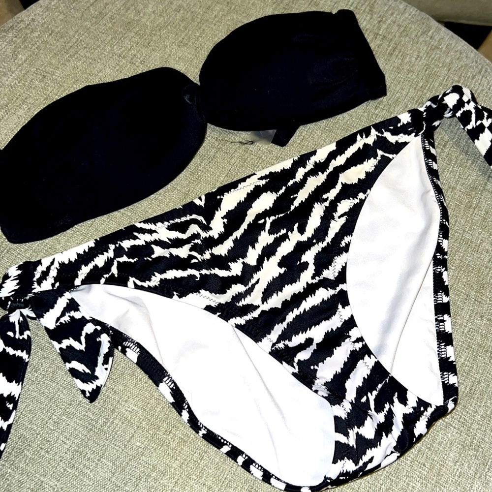 Victoria’s Secret black zebra bikini